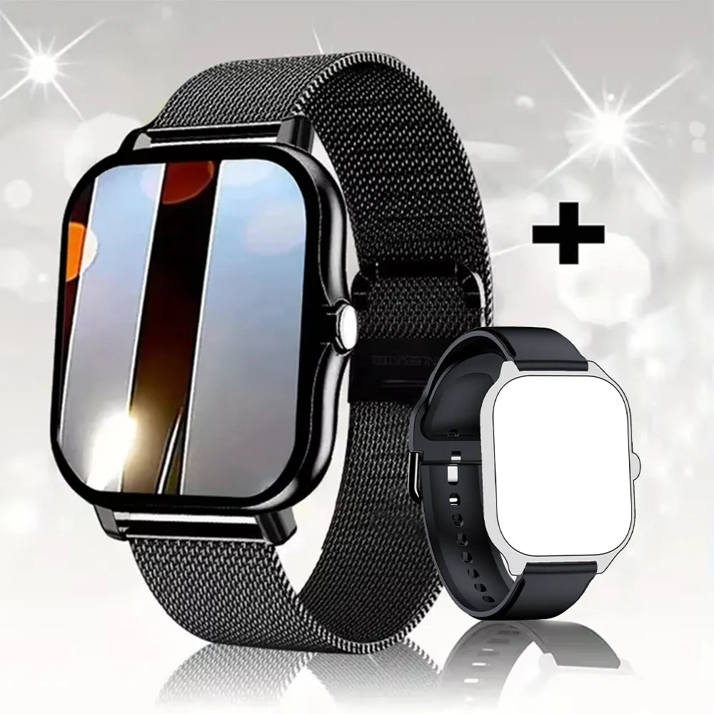 2025 Smart Watch Men Women 2.01 Inch HD Screen Answer Call Message View Sport Modes