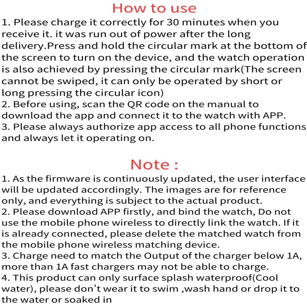 Smart Watch Men Women Wristwatch Message Fitness Tracker Electronic Watch for Android iOS