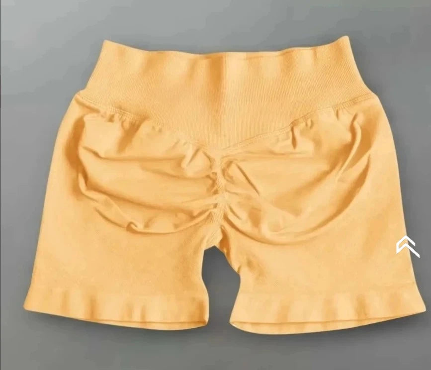 New European and American High-quality Women's Shorts Seamless Peach Hip Lift Abdominal Fitness Women's Shorts