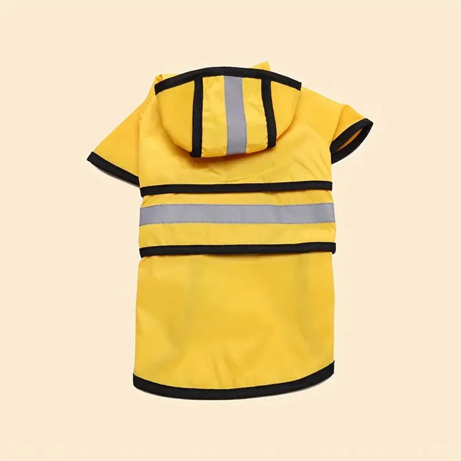 Adjustable waterproof and windproof dog raincoat, keep your 4-legged friend dry and comfortable.