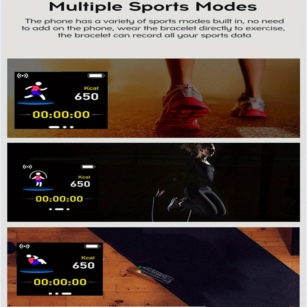 Smart Watch Men Women Wristwatch Message Fitness Tracker Electronic Watch for Android iOS