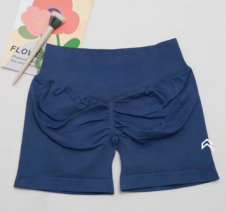 New European and American High-quality Women's Shorts Seamless Peach Hip Lift Abdominal Fitness Women's Shorts