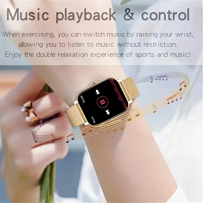 2025 Smart Watch Men Women 2.01 Inch HD Screen Answer Call Message View Sport Modes