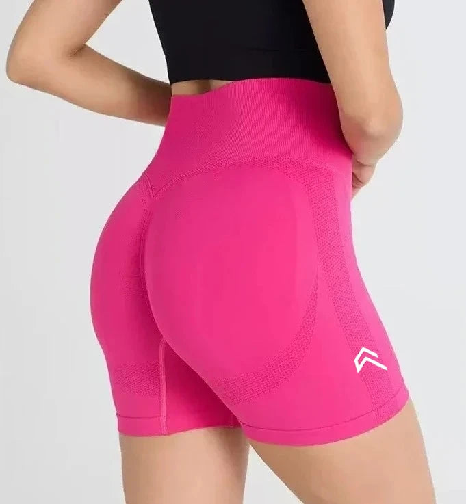 New European and American High-quality Women's Shorts Seamless Peach Hip Lift Abdominal Fitness Women's Shorts