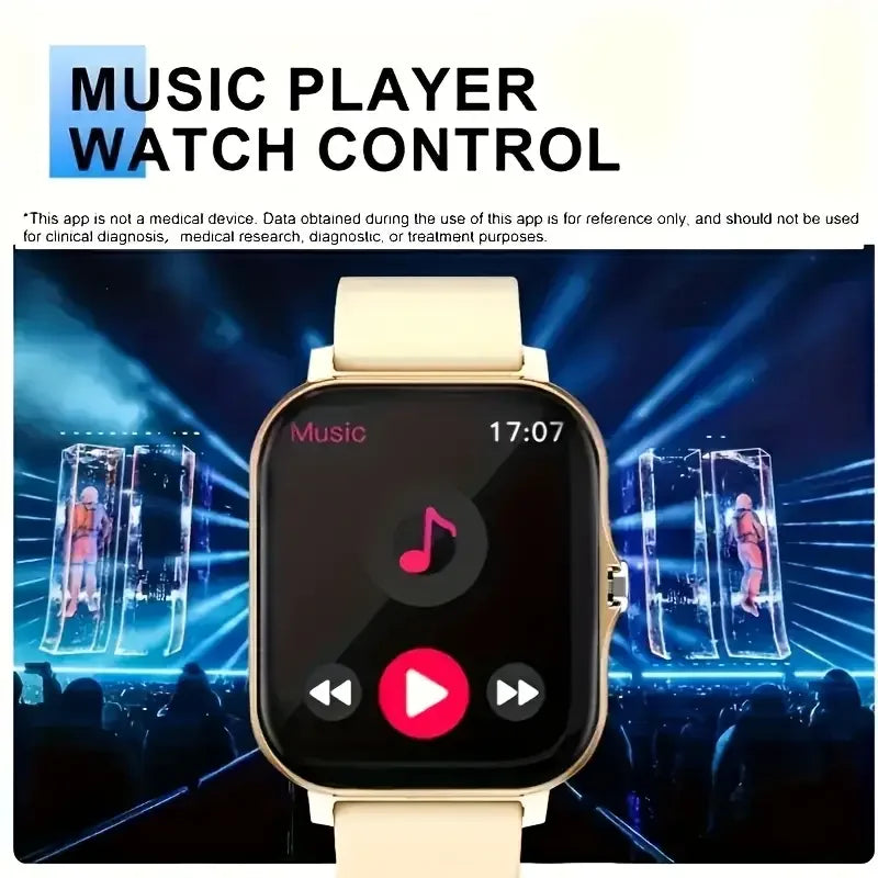 2025 Smart Watch Men Women 2.01 Inch HD Screen Answer Call Message View Sport Modes