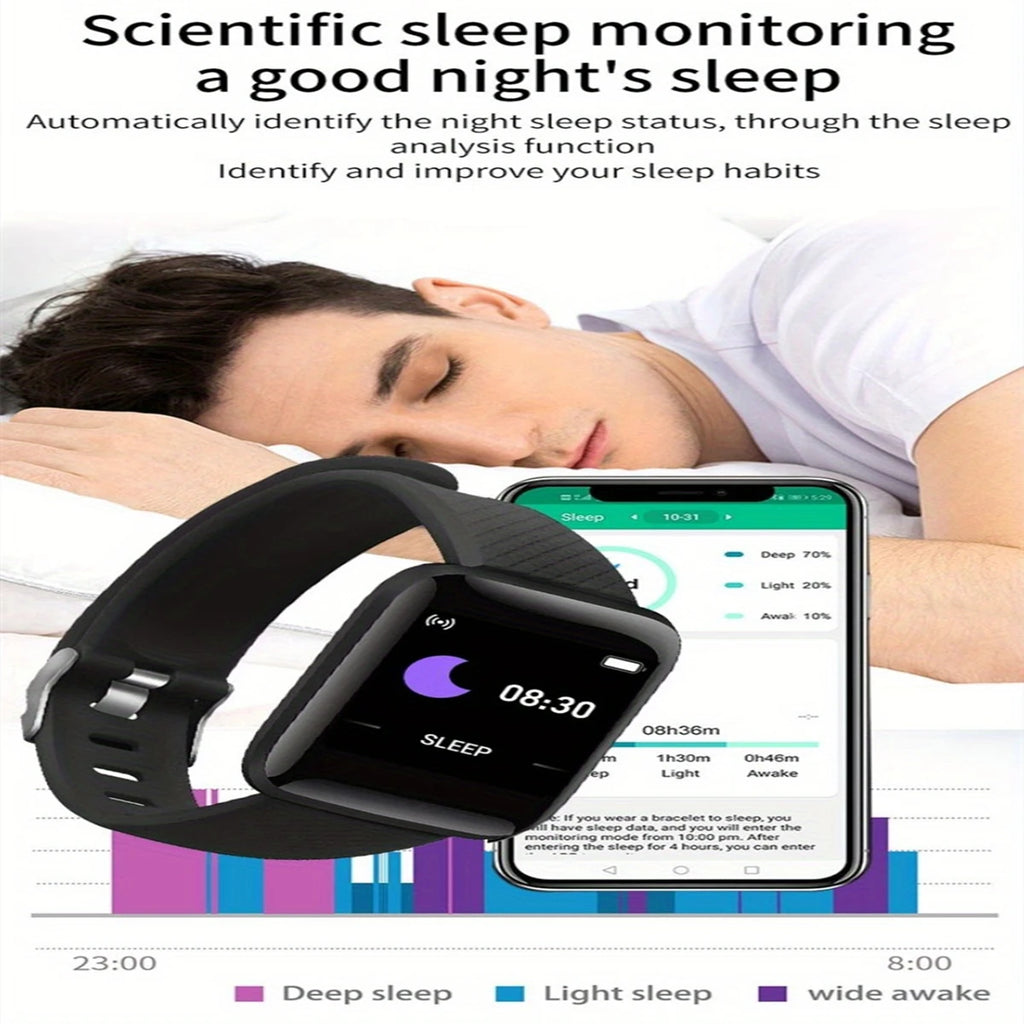 Smart Watch Men Women Wristwatch Message Fitness Tracker Electronic Watch for Android iOS