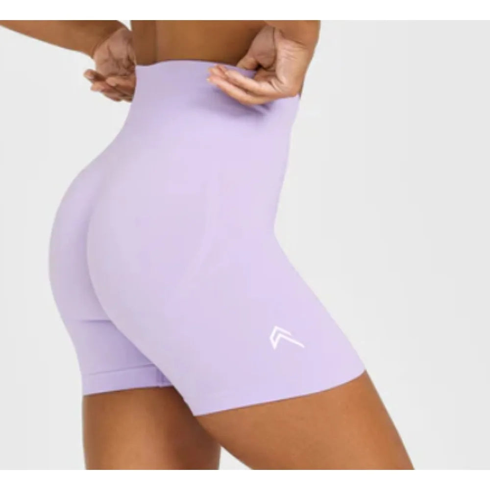 New European and American High-quality Women's Shorts Seamless Peach Hip Lift Abdominal Fitness Women's Shorts