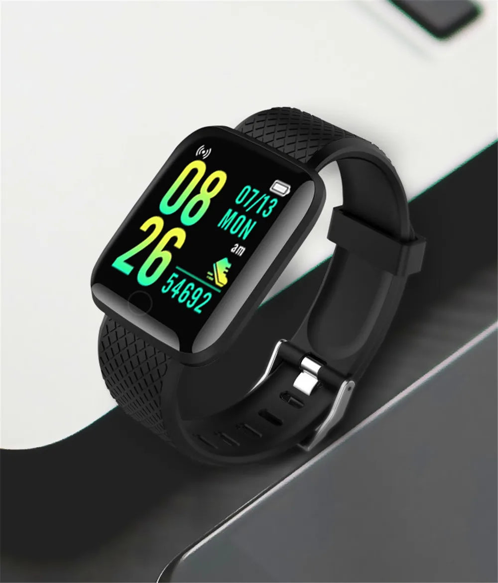 Smart Watch Men Women Wristwatch Message Fitness Tracker Electronic Watch for Android iOS