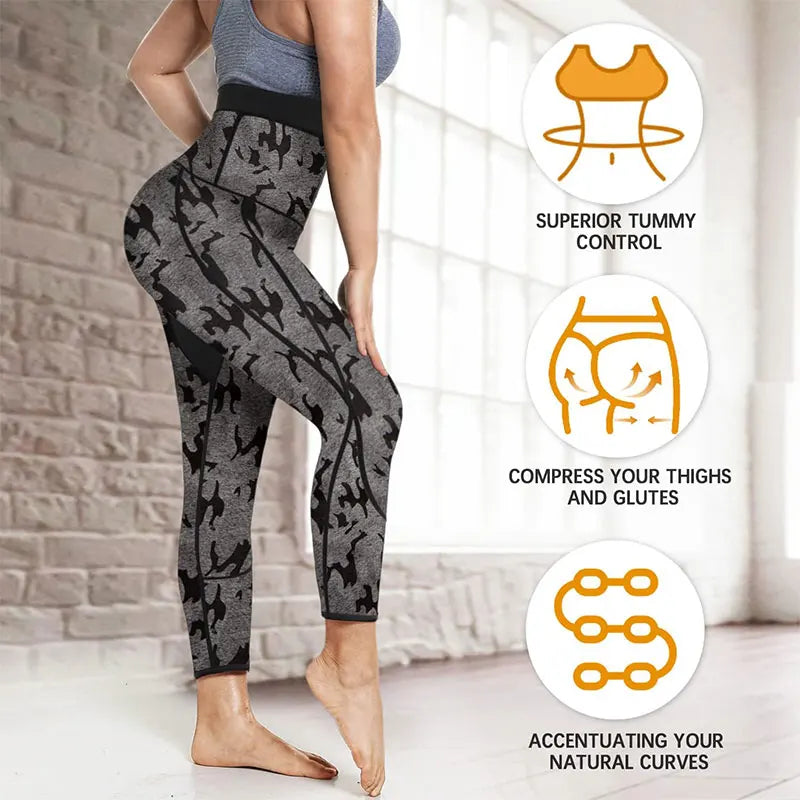 Women's Thermal Fitness Leggings Shaping leggings with a thermal effect that help intensify workouts and increase calorie burn. Comfortable, stretchy, and with a side pocket for convenience.